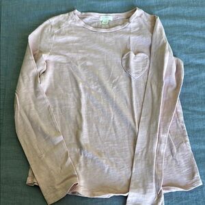 Kids Pink Long Sleeve Shirt